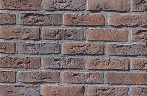 Облицювальна фасадна плитка Loft Brick Бельгійський 02 Коричнево-бордовий з підпалом
