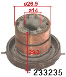 Колектор якоря генератора NISSAN Almera Primera Pathfinder Terrano N16 P12 P11 WP12