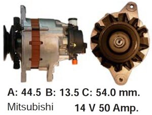 Генератор MITSUBISHI Pajero L 300 Montero 2.5 TD