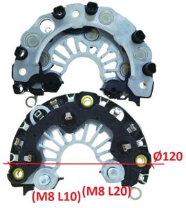 Діодний міст Fiat Albea, Fiat Brava, Doblo, Marea, Multipla, Palio, Siena, Stilo, Lancia Lybra, Volvo S60, S80