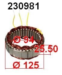 Статорна обмотка для генератора BOSCH THERMO KING