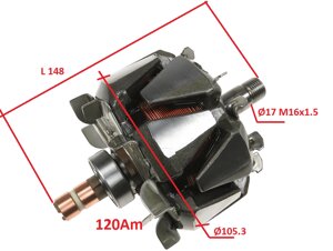 Якір генератора Audi Bmw Citroen Dacia Fiat Mercedes Nissan Opel Peugeot Renault Seat Skoda Vw Beetle Bora Caddy