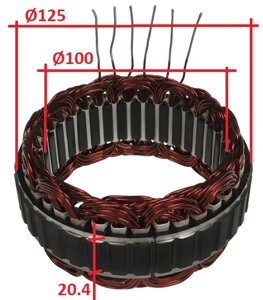 Статорна обмотка для генератора Mitsubishi DODGE EAGLE FORD HYUNDAI MAZDA MITSUBISHI NISSAN PLYMOUTH