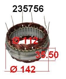 Статорна обмотка для генератора BOSCH BELL BOVA DAF MAN Mercedes-Benz SCANIA SOLARIS