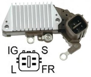 Регулятор напруги Toyota Hiace, Hilux, Land Cruiser, Lexus, Dyna, Tundra 2.5D-4D, 3.0D, Honda Civic 1.4