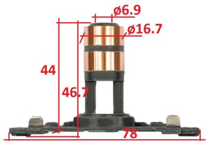 Колекторні кільця якоря генератора ALFA ROMEO CITROEN DAEWOO ZAZ Sens FIAT FORD LANCIA OPEL PEUGEOT TOYOTA VOLKSWAGEN