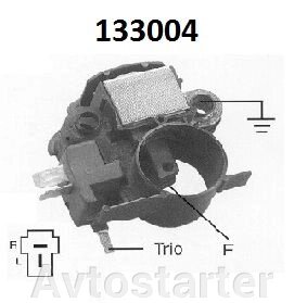 Регулятор напруги для генератора Mitsubishi Subaru від компанії Avtostarter - фото 1
