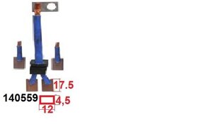 Щітки для стартера mitsubishi hyundai starex MAZDA SPACE GEAR nissan proton