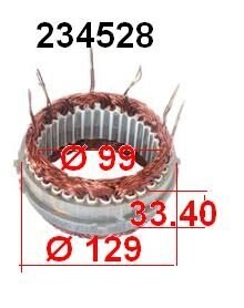 Статорна обмотка для генератора BOSCH DACIA nissan renault
