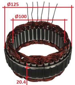 Статорна обмотка для генератора mitsubishi DODGE EAGLE FORD hyundai MAZDA mitsubishi nissan plymouth