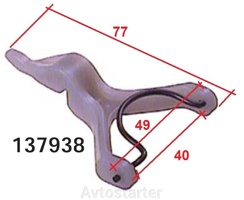 Вилка стартера NISSAN ALMERA N16 P12 PRIMERA YANMAR 3JH3 4JH3E від компанії Avtostarter - фото 1