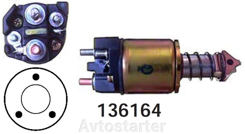 Втягивающее реле стартера для Land Rover Discovery 2.7 TD, Land Rover Range Rove