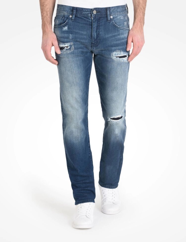 Джинси Armani Exchange Destroy Wash Straight Jeans 3YZJ16-Z2AFZ (розмір 30R) від компанії "Sonic" - фото 1