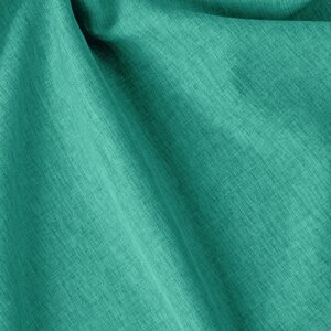 Декоративна однотонна тканина рогожка бірюзового кольору Туреччина 300см 84463v20