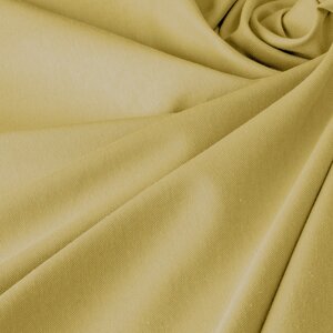 Декоративна однотонна тканина сіро-жовтого кольору з тефлоном Туреччина DRS-84596
