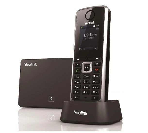 Бездротовий IP-DECT-телефон + база Yealink W52P від компанії РГЦ: IP-телефонія, call-центр, відеоконферецзв'язок - фото 1