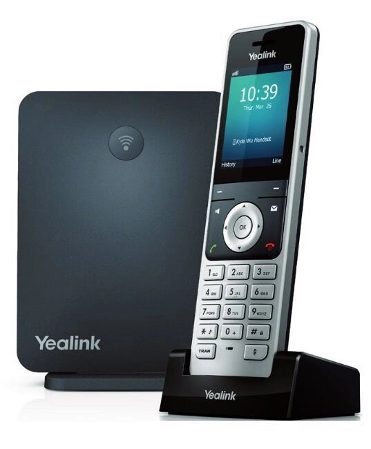 Бездротовий IP-DECT-телефон + база Yealink W60P від компанії РГЦ: IP-телефонія, call-центр, відеоконферецзв'язок - фото 1