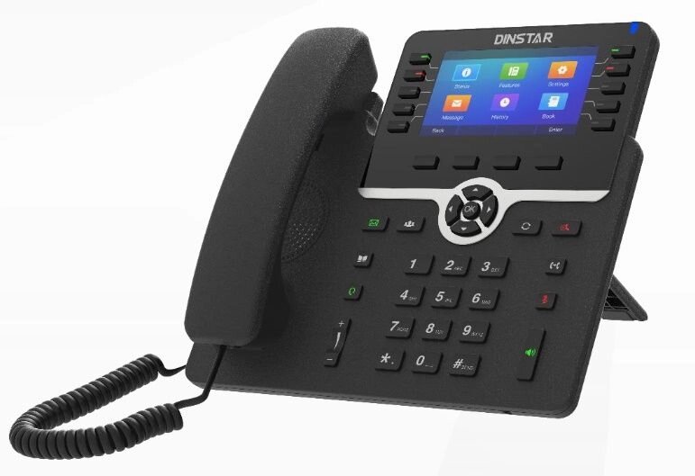 IP телефон Dinstar C66G від компанії РГЦ: IP-телефонія, call-центр, відеоконферецзв'язок - фото 1