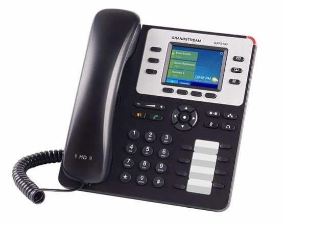 IP-телефон Grandstream GXP2130 від компанії РГЦ: IP-телефонія, call-центр, відеоконферецзв'язок - фото 1