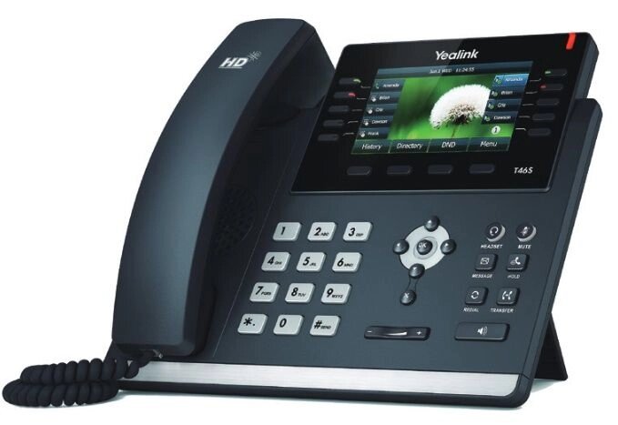 IP-телефон Yealink SIP-T46S від компанії РГЦ: IP-телефонія, call-центр, відеоконферецзв'язок - фото 1