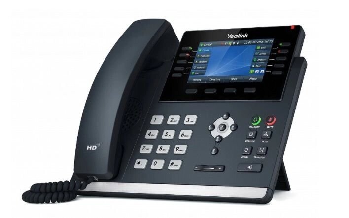 IP-телефон Yealink SIP-T46U від компанії РГЦ: IP-телефонія, call-центр, відеоконферецзв'язок - фото 1