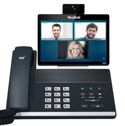 IP-відеотелефон Yealink VP-T49G від компанії РГЦ: IP-телефонія, call-центр, відеоконферецзв'язок - фото 1