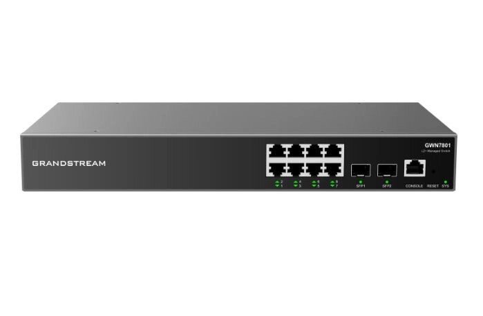 Керований комутатор Grandstream GWN7801 від компанії РГЦ: IP-телефонія, call-центр, відеоконферецзв'язок - фото 1