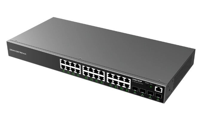 Керований PoE комутатор Grandstream GWN7803P від компанії РГЦ: IP-телефонія, call-центр, відеоконферецзв'язок - фото 1