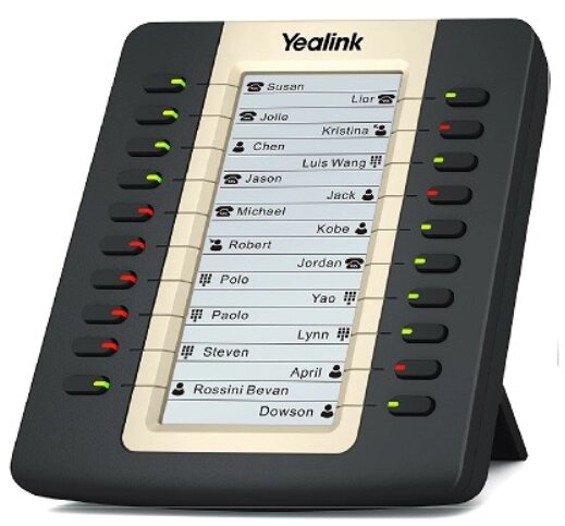 Консоль розширення Yealink EXP20 від компанії РГЦ: IP-телефонія, call-центр, відеоконферецзв'язок - фото 1