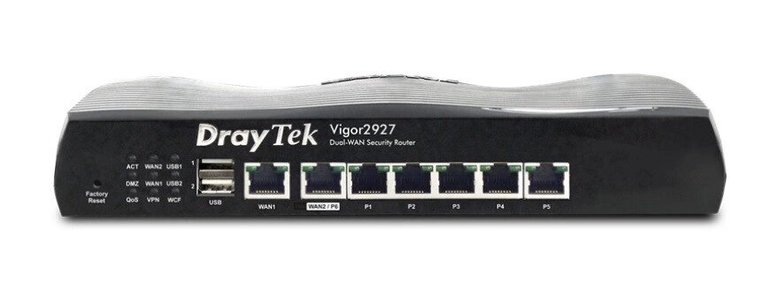 Маршрутизатор Draytek Vigor2927 від компанії РГЦ: IP-телефонія, call-центр, відеоконферецзв'язок - фото 1