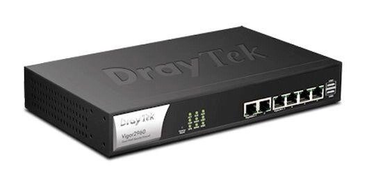 Маршрутизатор Draytek Vigor2960 від компанії РГЦ: IP-телефонія, call-центр, відеоконферецзв'язок - фото 1