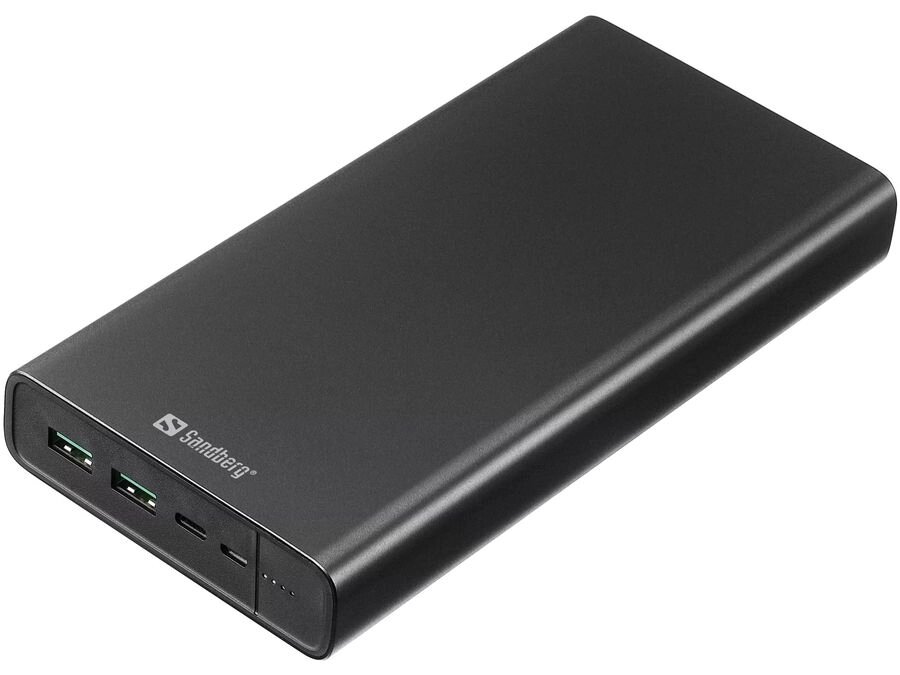 Мобільна батарея Sandberg USB-C PD 38400 mAh (100 Вт, 142 Вт*год) від компанії РГЦ: IP-телефонія, call-центр, відеоконферецзв'язок - фото 1