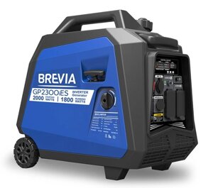 Генератор з електростартером інверторний бензиновий Brevia GP2300iES 1.8 кВт