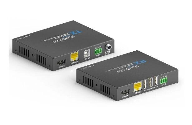 Подовжувач HDMI KVM 4K по витій парі на 100 м PureLink PT-HDBT-1002 від компанії РГЦ: IP-телефонія, call-центр, відеоконферецзв'язок - фото 1