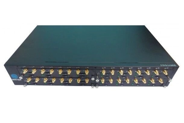 VoIP-GSM-шлюз Dinstar UC2000-VG-32G-B від компанії РГЦ: IP-телефонія, call-центр, відеоконферецзв'язок - фото 1