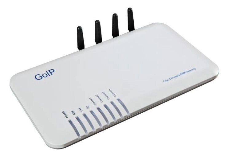 VoIP GSM-шлюз GoIP4 від компанії РГЦ: IP-телефонія, call-центр, відеоконферецзв'язок - фото 1