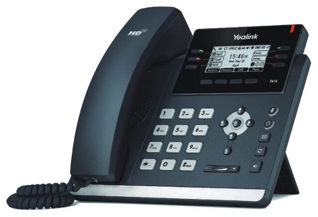 Yealink SIP-T41S від компанії РГЦ: IP-телефонія, call-центр, відеоконферецзв'язок - фото 1