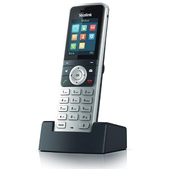 Yealink W53H - DECT SIP-телефон від компанії РГЦ: IP-телефонія, call-центр, відеоконферецзв'язок - фото 1