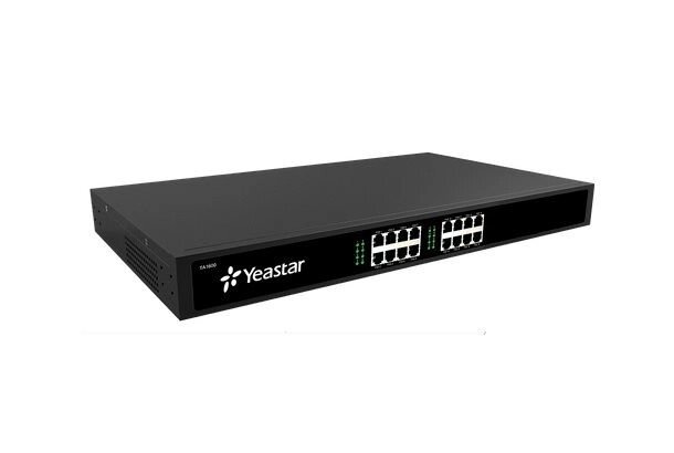 Yeastar Neogate TA1600 - VoIP-шлюз з 16 портами FXS від компанії РГЦ: IP-телефонія, call-центр, відеоконферецзв'язок - фото 1