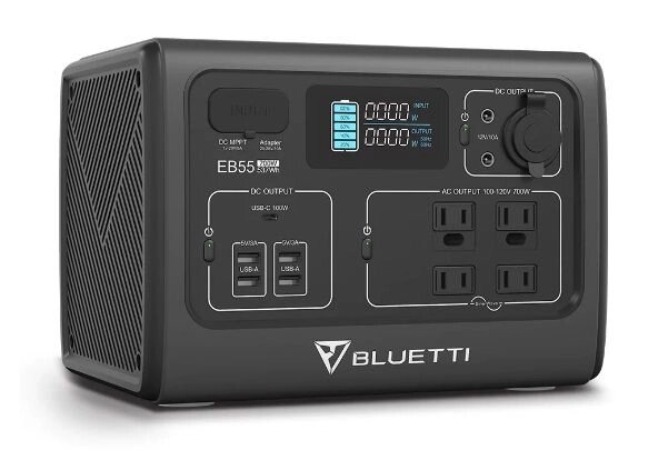Зарядна станція Bluetti EB55 700W 537Wh від компанії РГЦ: IP-телефонія, call-центр, відеоконферецзв'язок - фото 1