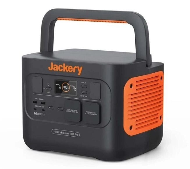 Зарядна станція Jackery Explorer 1000 Pro (1000 Вт, 1002 Вт*год) від компанії РГЦ: IP-телефонія, call-центр, відеоконферецзв'язок - фото 1