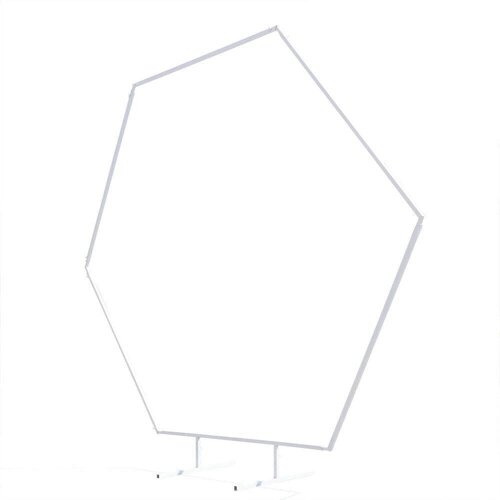 2м весільна арка для весільної повітряної кулі Білий міцний шестикутний кронштейн для фону