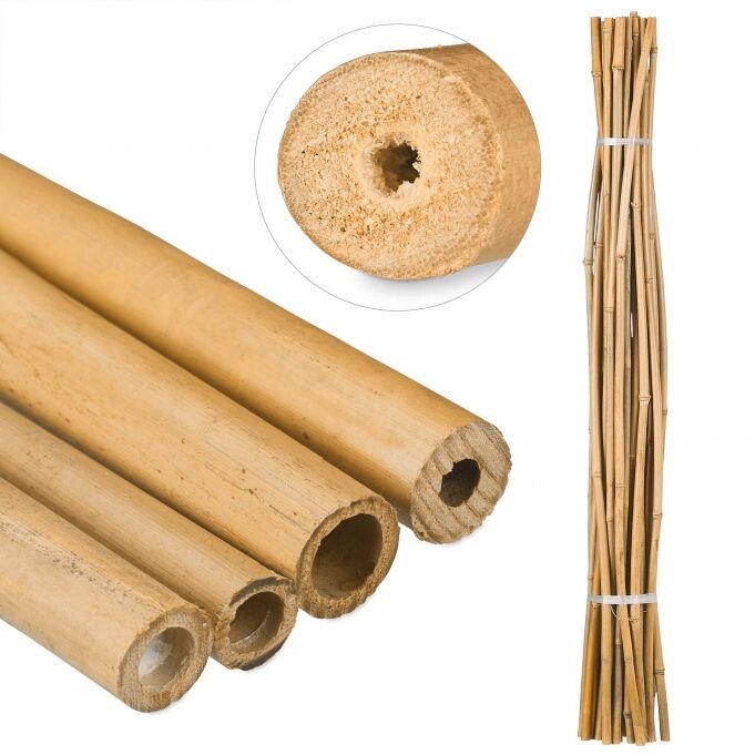 25 x бамбукові палиці 150 см від компанії магазин Апельсин - фото 1