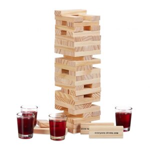 Воббл Вежа П'яна гра "П'яна вежа"Wobble Tower Drinking Game);