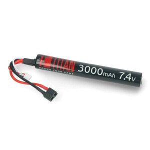 Акумулятор Li-Ion Titan 3000mAh 16C 2S 7.4V (Stick) - DEAN - 18x132mm