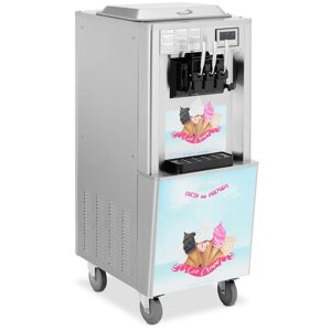Фризер для м'якого морозива - 2140 Вт - 33 л/год - 3 смаки - Royal Catering