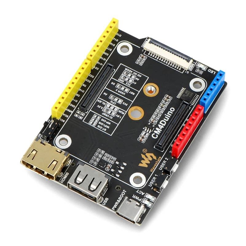 Базова плата CM4Duino - розширювач контактів для обчислювального модуля 4 Raspberry Pi - сумісний з Arduino - Waveshare  від компанії магазин Апельсин - фото 1