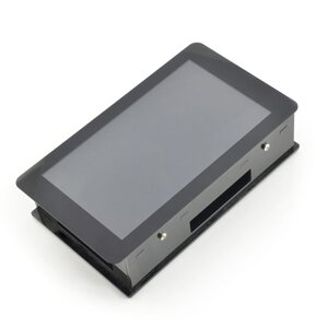 Чохол для Raspberry Pi зі спеціальним 7-дюймовим сенсорним екраном - чорний