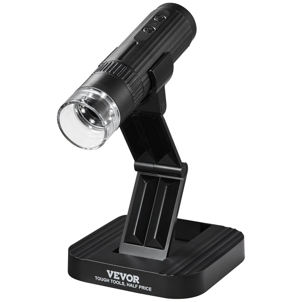 Цифровий мікроскоп VEVOR 50X-1000X збільшення мікроскоп у відбитому світлі USB мікроскоп 8 світлодіодів, 2 млн від компанії магазин Апельсин - фото 1