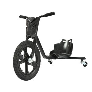 CNCEST Drift Trike дрифт-самокат на 360 градусів з педалями, картинг, іграшка на колесах для дітей з чорного